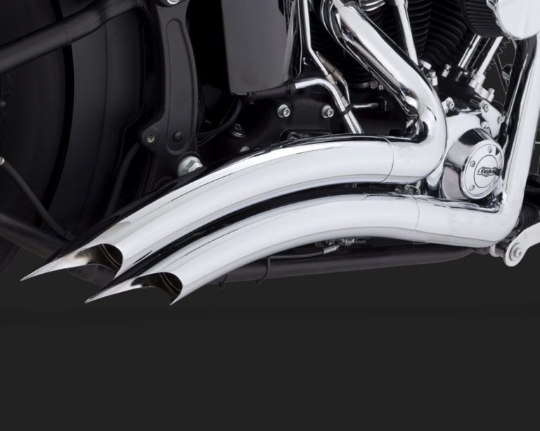 Vance Hines Big Radius Into Exhaust Chrome Harley Davidson