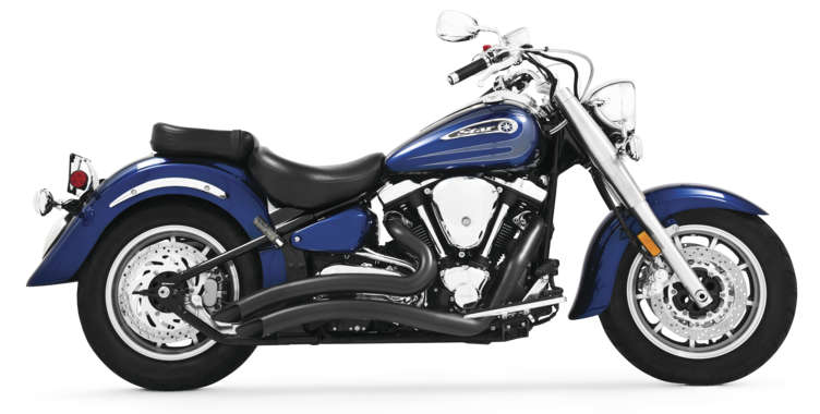 freedom true dual exhaust for yamaha road star