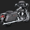 Vance & Hines Dresser Duals Exhaust Chrome Harley Davidson Touring 1995-2008