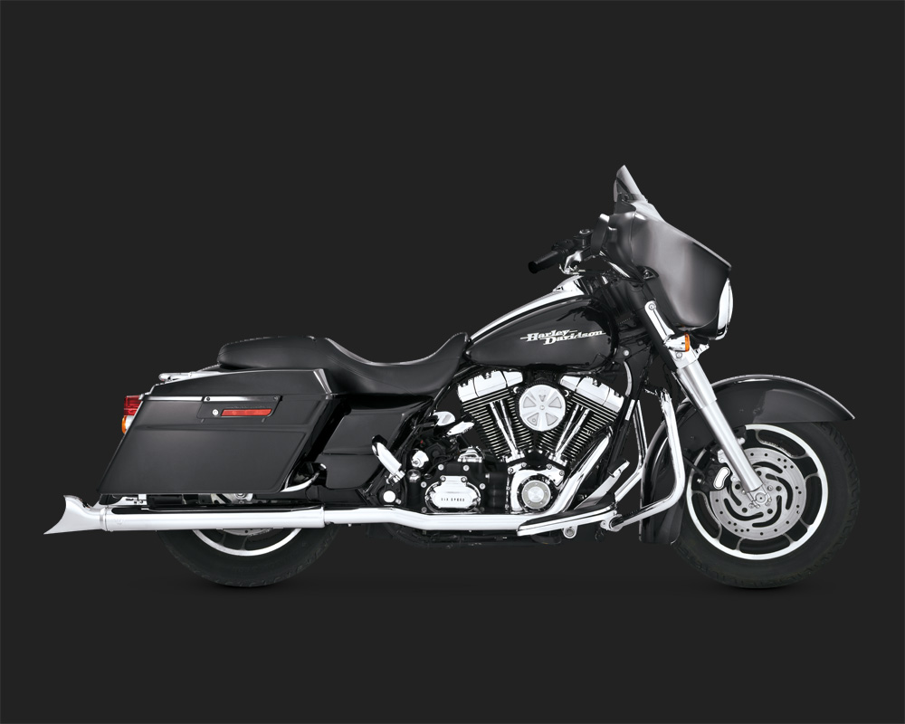 Vance Hines Dresser Duals Exhaust Chrome Harley Davidson Touring