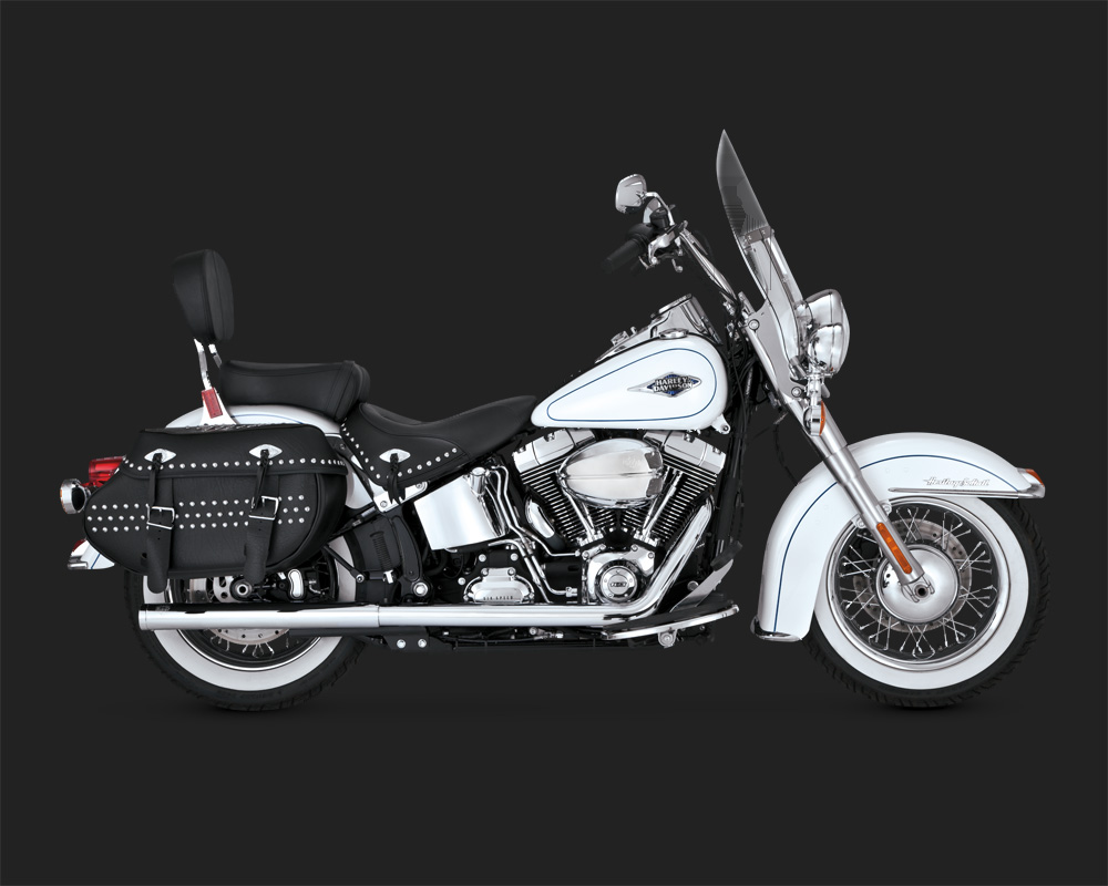 true dual exhaust for harley davidson softail
