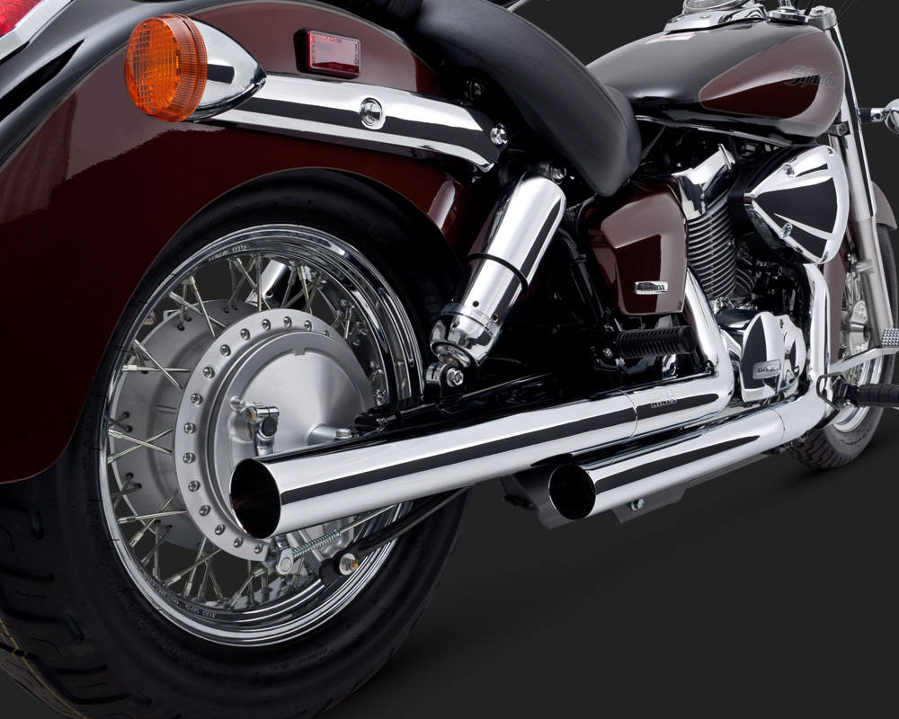 Vance & Hines Straightshots for Street Exhaust Chrome Honda Shadow Aero