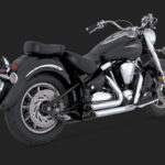 Vance & Hines Shortshots Staggered Exhaust Chrome Yamaha Road Star 1700 1999-2007