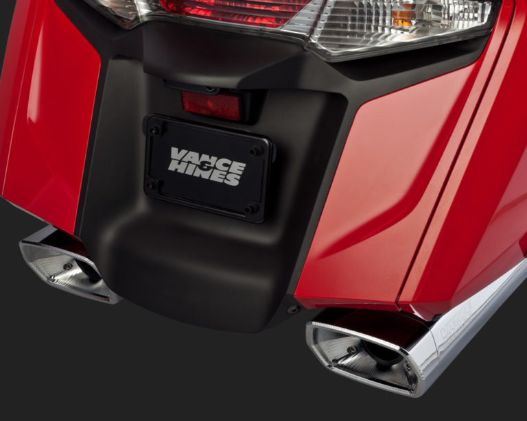 Vance & Hines GL Monster Slip-Ons Exhaust Chrome Honda GL1800 Gold Wing