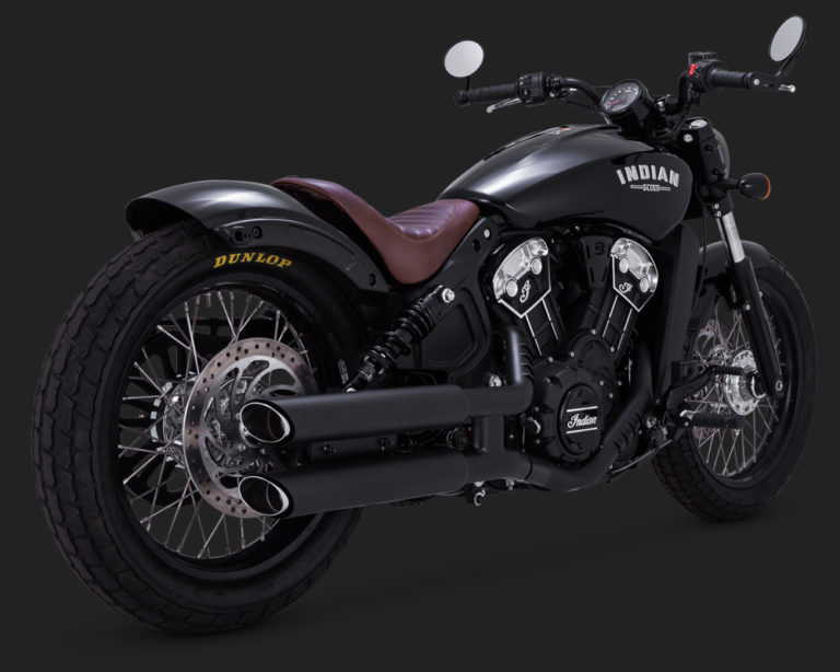 indian scout bobber vance and hines twin slash