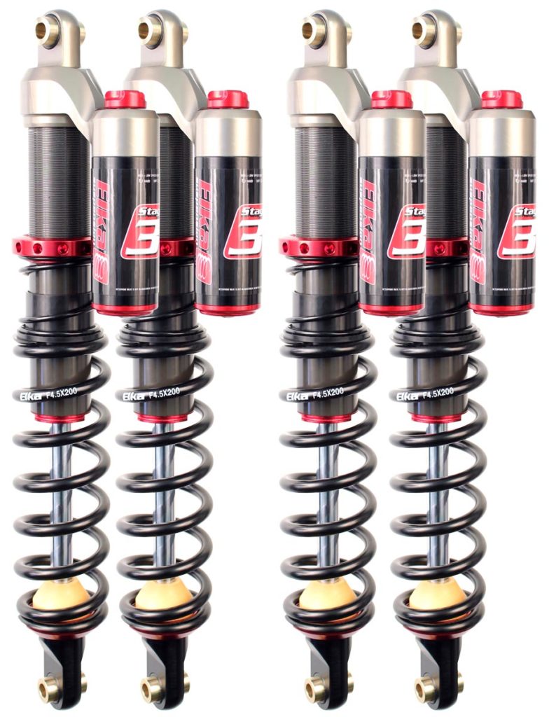 Elka Stage 3 Front & Rear Kit Shocks for POLARIS SPORTSMAN 1000 XP ...