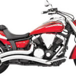 Freedom Sharp Curve Radius Exhaust Chrome Kawasaki  VN900D Vulcan 900 Classic LT 2006-2020