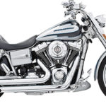 Freedom Declaration Turn-Out Exhaust Chrome Harley Davidson Dyna FXD 1991-2005