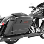 Freedom Racing Dual Exhaust Black Harley Davidson Touring FLH / FLT 2009-2016