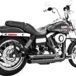 Freedom Amendment Exhaust Black Harley Davidson Dyna FXD 2006-2017