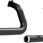 Freedom Performance Exhaust Staggered Duals Black W/Chrome Tips (2.5") 1986-2016 Harley-Davidson Softail