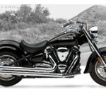 Hard Krome American Classic 2 Exhaust Chrome 1999-2017 Yamaha Roadstar 1600/1700
