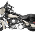 Rush Exhaust True Dual Head Pipes Black Harley Davidson FLH, FLT 1985-2008