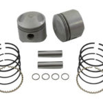 V-Twin Manufacturing Canada - Replica 80  Overhead Valve Piston Set Standard Size - 11-0226