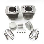V-Twin Manufacturing Canada - 883cc to 1200cc Cylinder and Piston Conversion Kit Silver - 11-1104
