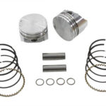 V-Twin Manufacturing Canada - 80  Evolution Flat Piston Set .005 - 11-2217