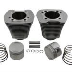 V-Twin Manufacturing Canada - Evolution Cylinder and Piston Kit Silver - 11-2610