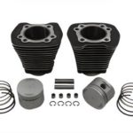 V-Twin Manufacturing Canada - Evolution Cylinder and Piston Kit Black - 11-2618