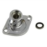 V-Twin Manufacturing Canada - Chrome Transmission Shaft Cover - 17-2125