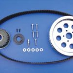 V-Twin Manufacturing Canada - Rear Belt and Pulley Kit Chrome - 20-0698