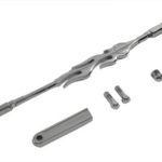 V-Twin Manufacturing Canada - Shifter Rod Kit Flame Style Chrome - 21-0685