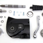 V-Twin Manufacturing Canada - Kick Starter Conversion Kit Black - 22-0591