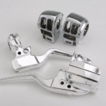 V-Twin Manufacturing Canada - Chrome Handlebar Control Kit - 22-0882