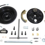 V-Twin Manufacturing Canada - Rear Brake Drum Assembly Black - 23-0087