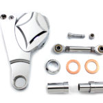 V-Twin Manufacturing Canada - Chrome Front 2 Piston Right Side Caliper - 23-1099