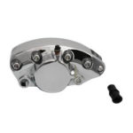 V-Twin Manufacturing Canada - Chrome Rear 1 Piston Banana Caliper - 23-3051