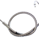 V-Twin Manufacturing Canada - Stainless Steel 22-1/2  Front Brake Hose - 23-8952