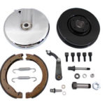 V-Twin Manufacturing Canada - Front Brake Backing Plate Kit Polished - 23-9223