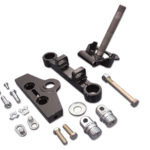 V-Twin Manufacturing Canada - Black Adjustable Triple Tree Set without Tabs - 24-0004