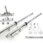 V-Twin Manufacturing Canada - 41mm Fork Kit with Chrome Sliders - 24-0041