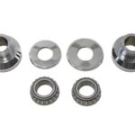 V-Twin Manufacturing Canada - 3° Raked Fork Neck Cup Kit Chrome - 24-0283