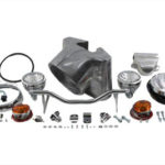 V-Twin Manufacturing Canada - 7  Headlamp Cowl Kit Polished - 24-0503