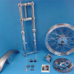 V-Twin Manufacturing Canada - 39mm Chrome Fork Assembly with 21  Wheel - 24-1054