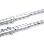 V-Twin Manufacturing Canada - 41mm Fork Slider Assembly with Chrome Sliders - 24-1341