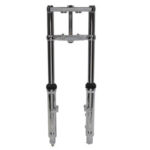 V-Twin Manufacturing Canada - Fork Assembly with Chrome Sliders 8  Over Stock - 24-1537