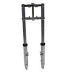 V-Twin Manufacturing Canada - Fork Assembly with Chrome Sliders 12  Over Stock - 24-1545