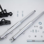 V-Twin Manufacturing Canada - 41mm Adjustable Fork Assembly with Polished Sliders - 24-1865