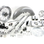 V-Twin Manufacturing Canada - Fork Assembly with Chrome Sliders - 24-2022