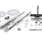 V-Twin Manufacturing Canada - Fork Assembly with Chrome Sliders - 24-2120