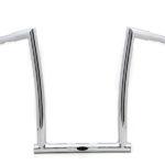 V-Twin Manufacturing Canada - 14  Chrome ChiZeled Z-Bar Roadglide Handlebar with Indents - 25-0180