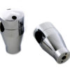 V-Twin Manufacturing Canada - 3  Chrome Wide Glide Riser Set - 25-0235