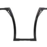 V-Twin Manufacturing Canada - 17  Black Z-Bar Handlebar with Indents - 25-0461