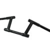 V-Twin Manufacturing Canada - 6  Z-Bar Racing Handlebar with Indents Black - 25-0566