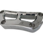 V-Twin Manufacturing Canada - Cutout Design Riser Top Clamp Chrome - 26-0451