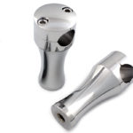 V-Twin Manufacturing Canada - 4  Chrome Solid Billet Riser Set - 26-0588