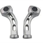 V-Twin Manufacturing Canada - Chrome 5-1/2  Slotted Billet Riser Kit - 26-0591